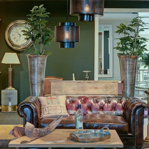 Plafondlamp Vincenza 28x28x30cm klein