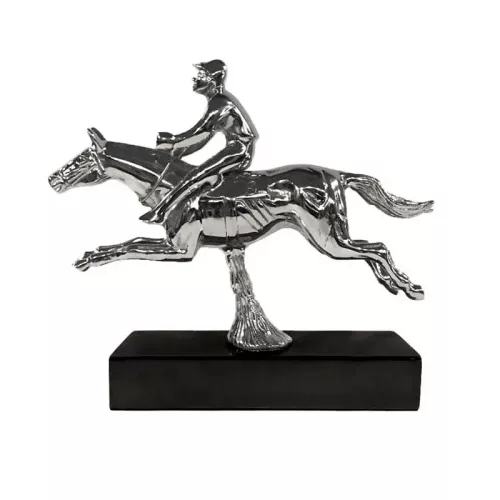 Sculptuur De Paardenruiter 39x13x33cm