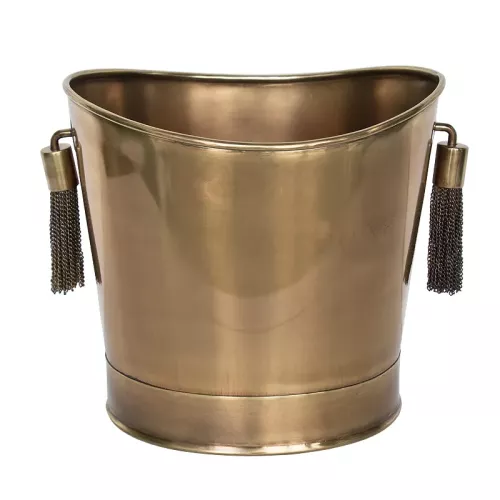 Wijnkoeler 26x21x24cm brons