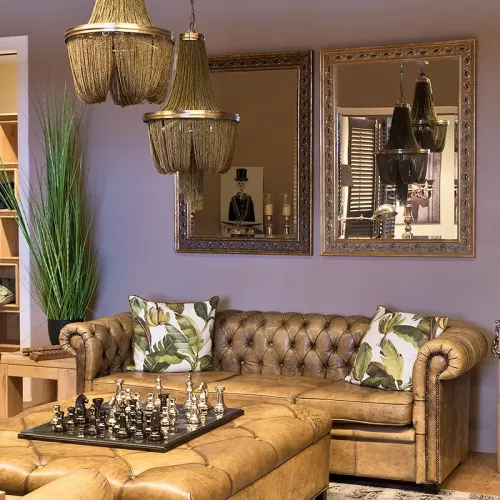 Payaa  Schaakbord 61x61cm zilver en zwart (104948)