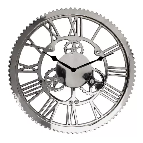 Wandklok 36x4x36cm Klein