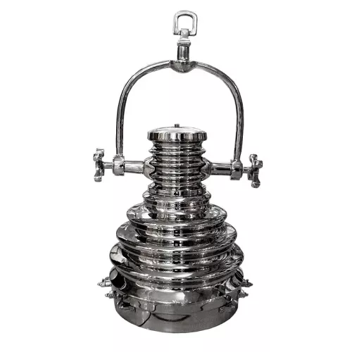 Plafondlamp 46x36x82cm studio look zilver