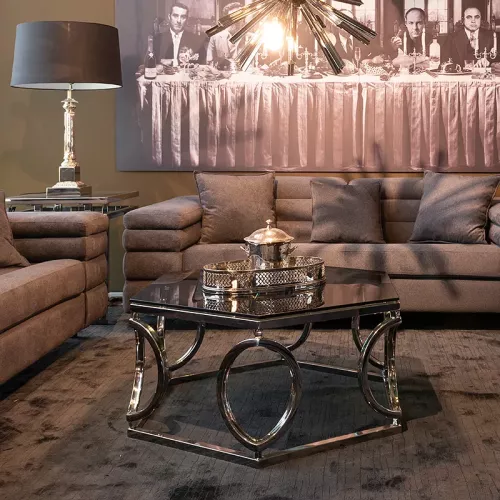 Payaa Dienblad 45x28x8cm Ovaal zilver (111299)