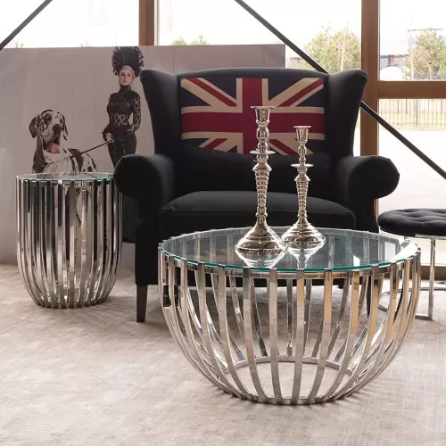 Payaa Kandelaar 16x16x42cm Ravenna Medium zilver (104833)