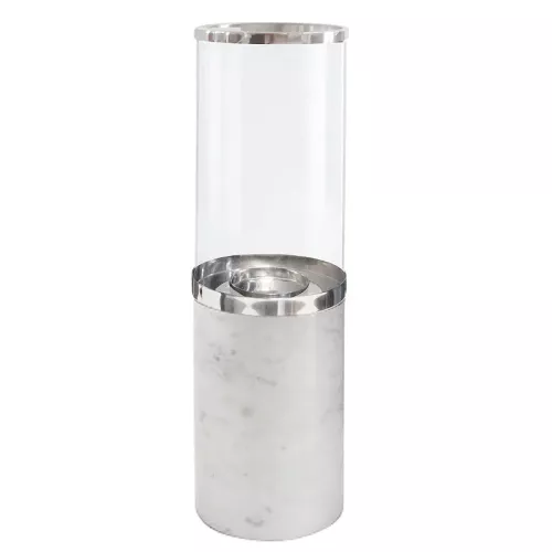 Stellar Windlicht Gracelyn 40x40x48cm Medium wit marmer